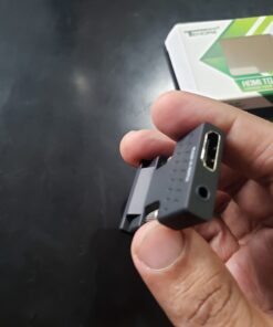 Tendak Active 1080P Female HDMI to VGA Male Converter Adapter Dongle with 3.5mm Stereo Audio Portable HDMI Connector for Laptop PC PS3 Xbox STB Blu-ray DVD TV Stick 35 51UgmypjYiL