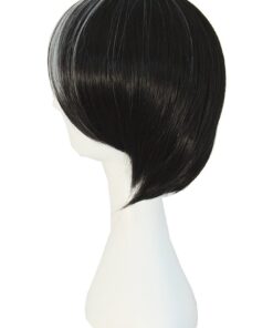MapofBeauty Mixed Color Short Straight Cosplay Costume Wig (Black/White) 17 51Uk74dMPVL