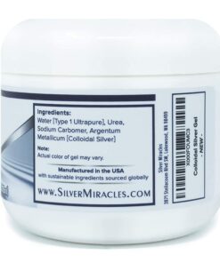 Silver Miracles Colloidal Silver Gel - Nano Silver Gel Wound Care - Healing Ointment for Burns, Sunburns & Irritated Skin - 4 Oz Unscented 30 51UlshhueVS 1