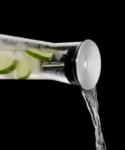 Simax Jug Decanter for Water INDIS 1.1L Wine Juice, Metal klid, one size, clear 15 51Uoln8 nEL