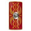 Medieval Warrior Functional Medieval Roman Armour Legion Scutum Shield 18G Steel Jumbo SCA LARP Red 27 51UrpWGhIZL