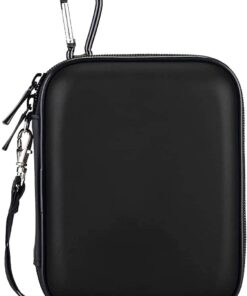 Lacdo Hard Drive Carrying Case for Western Digital WD Elements/WD My Passport/WD My Passport Ultra Portable External Hard Drive HDD 1TB 2TB 4TB 5TB USB 3.0 Protective Storage Travel Bag, Black 43 51UvyGY6WwL
