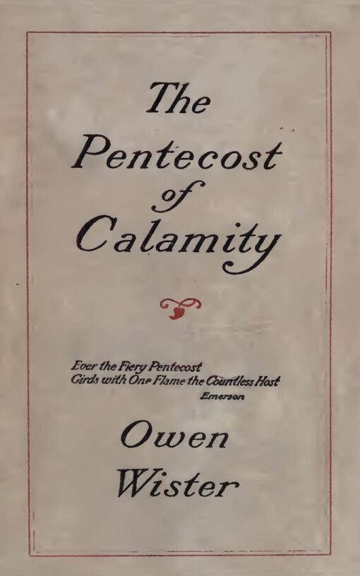 The Pentecost of Calamity