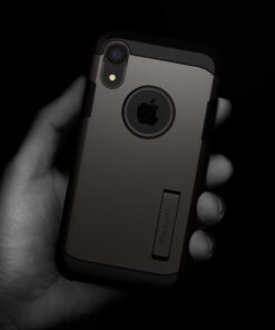 Alternative view of Spigen Tough Armor [Military Grade] Designed for iPhone XR Case 6.1 inch - Gunmetal