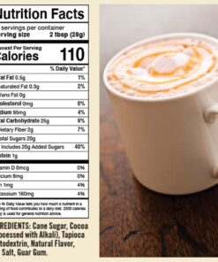 Castle Kitchen Classic Caramel Dark Chocolate Premium Hot Cocoa Mix - Dairy-Free, Vegan, Plant Based, Gluten-Free, Non-GMO Project Verified, Kosher - Just Add Water - 14 oz (Pack of 6) Classic Caramel Dark 6 Pack 14 Ounce (Pack of 6) 20 51V59KObRUL