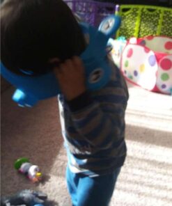 Soraco Frog Potty Training Urinal for Toddler Boys Toilet with Aiming Target (Blue) Blue 24 51VDRYydJmL