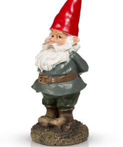Garden Gnomes Outdoor and Indoor Statue 10'' Weather-Resistant Lawn Gnome With Red Hat and Adorable beard, Adds Whimsical Charm to Your Garden Gnomes Decorations for Yard. 10 in 27 51VG PVxnpL