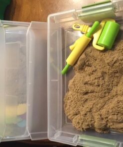 The One and Only Kinetic Sand, 2lb Brown for ages 3 and up. 41 51VKYTOWkpL