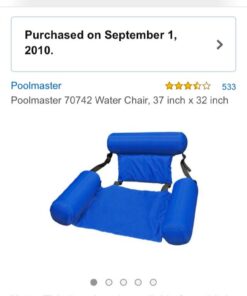 Poolmaster Water Chair Inflatable Swimming Pool Float Lounge, Blue 1 Pack 28 51VL uO6TVL