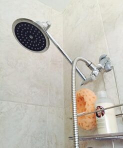 Niagara Conservation N2515CH Sava Spa 1-Spray with 1.5 GPM 4.4-in. Wall Mount Adjustable Fixed Shower Head in Chrome, 1-Pack | Bathroom Shower Head Sprayer with Pressure Compensation Technology 25 51VNV8xr0SL