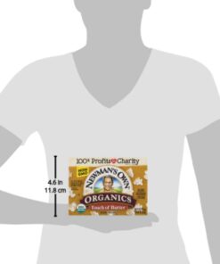 Newman's Own Organics Microwave Popcorn, Touch of Butter, 8.4oz (Pack of 12) 8.4 Ounce (Pack of 12) 11 51VQzRka6uL
