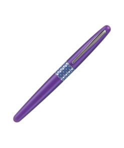 PILOT MR Retro Pop Collection Fountain Pen in Gift Box, Purple Barrel with Elipse Accent, Fine Point Stainless Steel Nib, Refillable Black Ink (91434) Indigo/Ellipse Fine Nib 13 51VZqCHtNCL