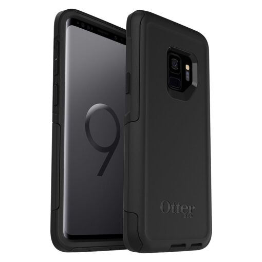 OtterBox Samsung Galaxy S9 Commuter Series Case - BLACK, slim & tough, pocket-friendly, with port protection FFP