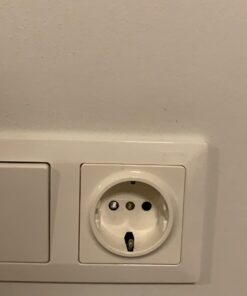 Travel Adapter, JOOMFEEN Worldwide All in One Universal Power Wall Charger AC Power Plug Adapter with Dual USB Charging Ports for USA EU UK AUS Cell Phone Laptop (Black) Black 51 51Vb0HuozL