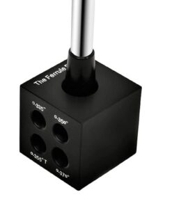 Alternative view of Hireko The Ferrule Block (Ferrule Installation Tool and Shaft Tip and Butt Measurement Gauge) Black