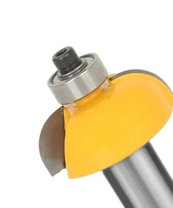 Yakamoz 5Pcs 1/2 Inch Shank Cove Router Bit Set Edge Forming and Molding Cutter Bits with Bearing Woodworking Cutting Tool | R-1/8", R-1/4", R-5/16", R-3/8" & R-1/2" Radius 11 51VlCmxxOVL