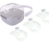 Nipple Shields for Nursing - Soft Set of 3, 24mm / 20mm / 18mm / 16mm, with Free Case | Cushions Sore or Sensitive Nipples, Flex Breastfeeding Shield, Newborn Attachment to Breast, by purifyou (20mm) 20mm, clear 17 51VnIGuN6 L