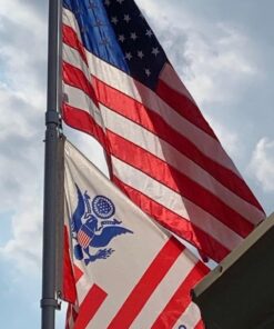 Grace Alley American Flag: American Made 4x6 FT US Flag Made in USA - Embroidered Stars and Sewn Stripes. This American Flag Meets The US Flag Code. 36 51Vs2FJfZL