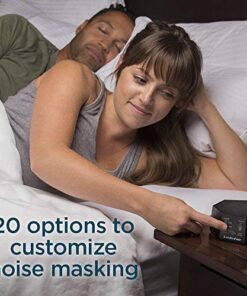 LectroFan High Fidelity White Noise Machine with 20 Unique Non-Looping Fan and White Noise Sounds and Sleep Timer Classic-Black Black Standard Packaging 26 51VunSJxsML