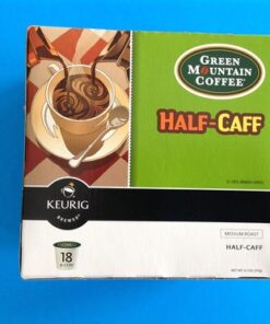 Green Mountain Coffee Roasters Half Caff Coffee, Keurig Single-Serve K-Cup pods, Medium Roast, 96 Count (4 Packs of 24) 24 Count (Pack of 4) 31 51VvzVmz64L