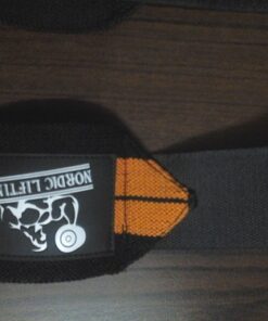 Nordic Lifting Wrist Wraps (2 Pairs/4 Wraps) 14" for Weightlifting | Cross Training | Powerlifting - for Women & Men - Improve Hand Strength & Support During Weight Lifting 1 Year Warranty Black/Red & Black/Orange 37 51VwFxTCpRL 2