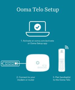 Ooma Telo VoIP Free Internet Home Phone Service. Affordable landline replacement. Unlimited nationwide calling. Call on the go with free mobile app. Low international rates. Can block robocalls, black 26 51VyXkYMDdL
