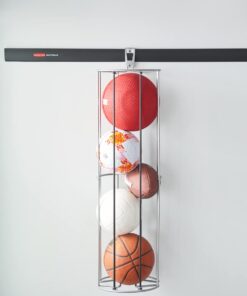 Rubbermaid Garage FastTrack Vertical Ball Rack, Satin Nickel, Wall Mounted Storage System, Holds up to 50 pounds, for Home/Garage 37 51W1TVdG1 L