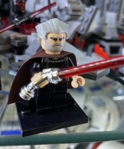 Lego Star Wars Count Dooku Minifigure with Chrome Curved Hilt Lightsaber from Set 7752 9515 3 51W4lDikazL
