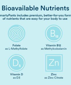 SmartyPants Multivitamin for Men, Gummies: Omega 3 Fish Oil (EPA/DHA), Methylfolate, CoQ10, Vitamin D3, C, Vitamin B12, B6, Vitamin A, K & Zinc for Immune Support, 180 Gummies (30 Day Supply) 32 51W7IR1ENGL 3