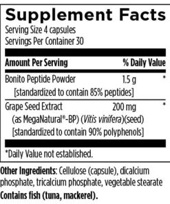 Designs for Health HTN Supreme - Cardiovascular Support with Bonito + Grape Seed Extract Supplement Designed to Help Promote Healthy Blood Pressure (120 Capsules) Standard Packaging 9 51W7KS9MI S