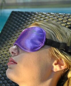 Sleep More (Large-XL) Sleeping Mask for Men or Women, with Free “ONE BAG”. A PURPLE Satin Natural Rest Aid for Sleep Disorders & Insomnia 8 51WLA6hPUL