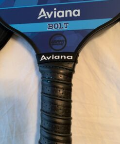 Pro Aviana Pickleball Paddle Set of 2 Durable Graphite Surface USAPA Approved Honeycomb Core Paddles with 4 Outdoor Balls 27 51WPRvYz3HL