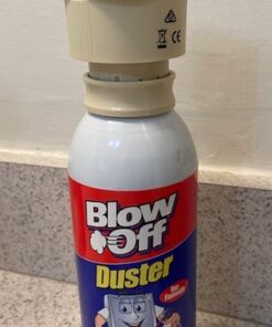 Blow Off Air Duster Can with Nozzle, 10 oz., Blue/Green - 9962 13 51WasUKaBFL