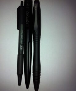 COLUMBIA RIVER KNIFE & TOOL Williams Tactical Pen: Low Profile, EDC Self Defense Survival Pen Made of Black Anodized Aluminum with Pressurized Ink Cartridge and Pocket Clip TPENWK 47 51WcUPhds0L