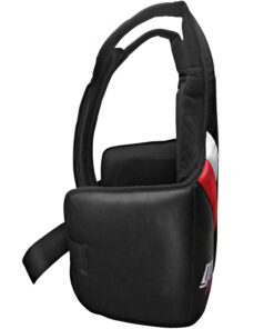Meister Full Torso Chest Guard w/Gel Padding for MMA, Boxing & Muay Thai Black w/ White & Red Adult 8 51WjDf 85nL