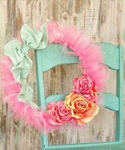 Expo International Premium Matte Tulle, Roll/Spool of 6 Inches X 25 Yards, Nylon-made Tulle Fabric, Matte Finish, Soft, Lightweight, Washable, Easy-to-Use, Yellow 12 51WlmABi21L