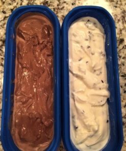 SUMO Ice Cream Containers with Lids for Homemade Ice Cream - Set of 2 Tubs - 1.5 Quart or 3 Pints per Container, Reusable Ice Cream Containers for Freezer Storage, Red 32 51WmmP0inmL