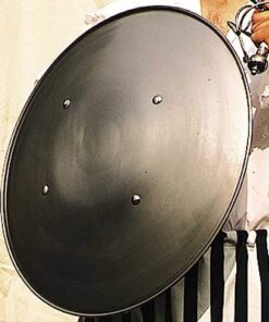 Windlass Steel Domed Shield Battle Ready with Leather Grips 11 51WpY7CUS4L