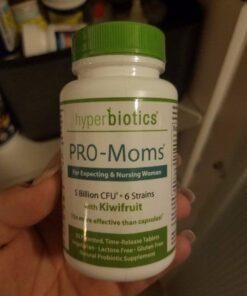 Hyperbiotics Pro Mom Probiotics For Women | Prenatal, Nursing, Postnatal | Immune & Digestive Support | Time Released Vegan Tablets | Dairy and Gluten Free | 30 Count 23 51Wu0FXR8wL