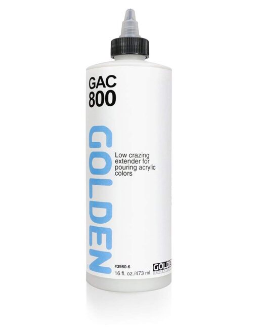 Golden Acrylic Polymer GAC-800 Reduces Crazing - 16 oz Cylinder