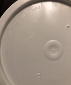 5 Gallon White Bucket & Lid - Durable 90 Mil All Purpose Pail - Food Grade - BPA Free Plasti (5 Gal. w/Lids - 6pk) 6 29 51X6oIydsdL