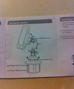 Macally Cup Phone Holder for Car Mount for Apple iPhone 11 Pro Max XS XS Max XR X 8 8+ 7 7 Plus 6s 6 5s SE, Samsung Galaxy S10 Plus S9 S8 Note, LG, Nexus, Google Pixel 3, Motorola, Smartphone (MCUP),Black 38 51X8qa5SYoL