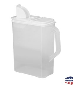 Alternative view of Buddeez Pet Food Storage Container - 8 Quart Capacity Bird Seed Container & Dog Food Storage, with Durable EZ Grip Handle and EZ Flip Lid with Pour Spout 1 Pack
