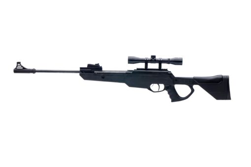 Barra Pellet Guns for Adults - Air Rifle for Hunting, Scope Included, Fires .177 Caliber Pellets, Break Barrel Spring Piston Black TPR 1200 FPS