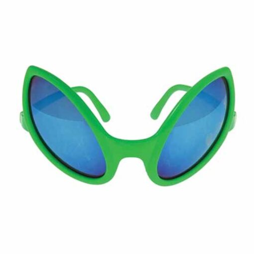 U.S. Toy Alien Glasses 5 1/2 Inch Green Sunglasses - 1 Pack, for 12 months to 84 months