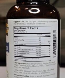 Triple Strength Omega 3 Fish Oil Supplement - 2200mg per Serving, Fatty Acid Supplements with EPA DHA & Omega3 - Re-Esterified Triglyceride for Increased Absorption - 180 Count 180 Count (Pack of 1) 53 51XIsoEL8L 1