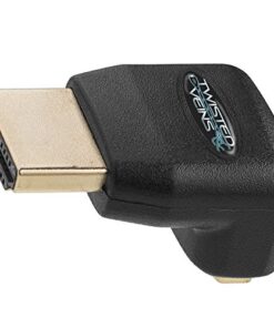Twisted Veins HDMI 90 & 270 Degree, 4-Pack, Right Angle Adapters/Connectors, Supports HDMI 2.0b 4K 60hz HDR 270 & 90 Degree Adapters, 4 pack 29 51XK5v6bvL
