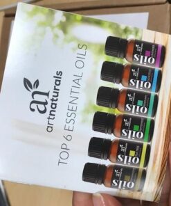 ArtNaturals Aromatherapy Top-6 Essential Oil Set - (6 x 10ml Bottles) - 100% Pure of The Highest Therapeutic Grade - Premium Gift Set – Lavender, Peppermint, Tea Tree, Eucalyptus 31 51XMlodHgrL