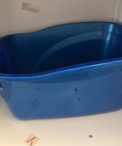 Van Ness Pets Large Open High Sided Cat Litter Box, Blue, CP2HS Pack of 1 33 51XNezC6Y2L