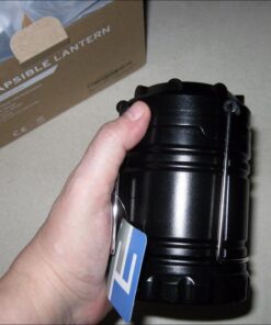 Etekcity Lantern Camping Essentials Lights, Led Lantern for Power Outages, Tent Lights for Emergency, Hurricane, Battery Powered Flashlight, Survival Kits, Operated Lamp, 2 Pack, Black 45 51XVJuSj7kL